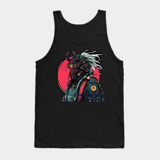 Cyberpunk Samurai Side View Tank Top